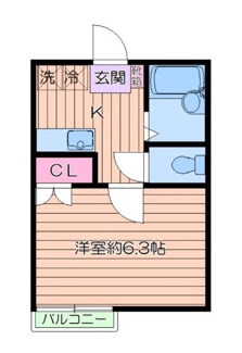 【間取り】 | シャンフェルト西落合 | 間取りです。