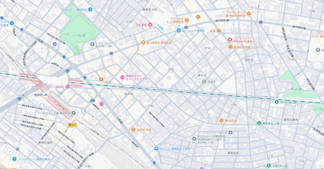 明石市西明石町　第4期　新築一戸建ての地図
