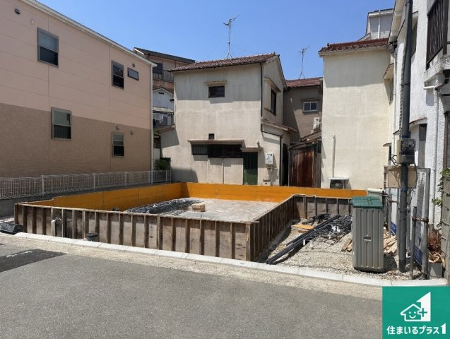 明石市西明石町　第4期　新築一戸建ての外観|周辺は落ち着いた街並みの住宅地！子育てがしやすい住環境です！まだ未完成ですが、現地でしかわからない事もございます。是非一度ご覧ください。