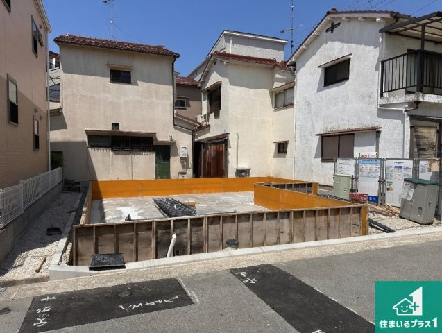 明石市西明石町　第4期　新築一戸建ての外観|周辺は落ち着いた街並みの住宅地！子育てがしやすい住環境です！まだ未完成ですが、現地でしかわからない事もございます。是非一度ご覧ください。