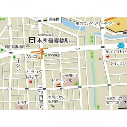 S5 BLDGの地図