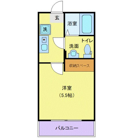 レジデンスウエスト淵野辺の間取り