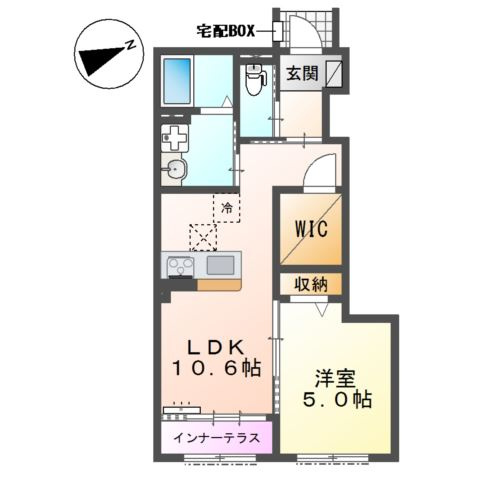 【間取り】 | 加古川市尾上町池田　アパート新築