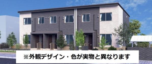 【外観】 | 加古川市尾上町池田　アパート新築 | 完成予想図