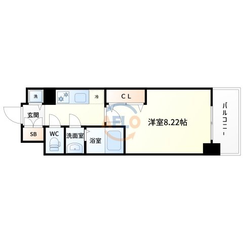 ラグゼ新大阪サウスの間取り|Luxe新大阪SOUTH　間取り