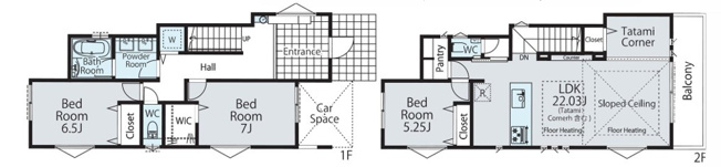 【参考プラン】 | 建物フリープランにて承ります。