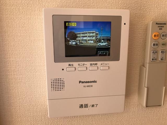 【セキュリティ】 | 高砂市米田町米田新築アパート | カメラ付インターホン（イメージ）