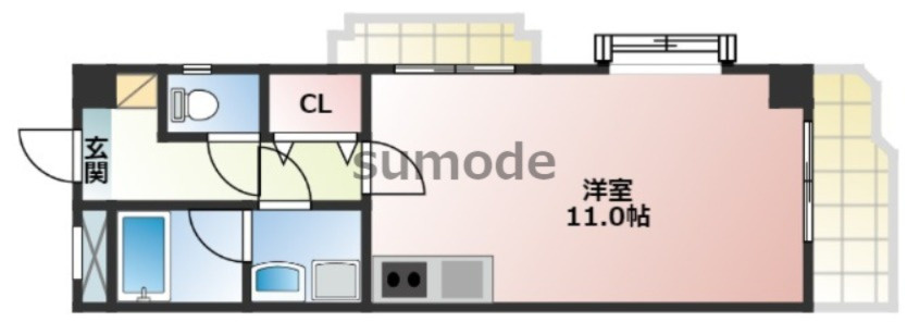 ステーションハイツ南茨木の間取り