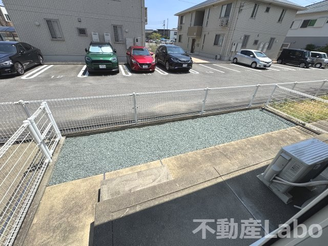 リヴェール　D棟のバルコニー