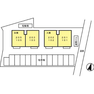 【区画図】 | シーゲルＳｕｇｕ　Ａ棟