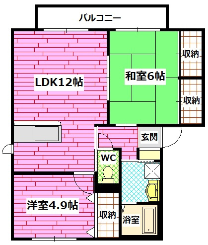 シェソワ大立の間取り