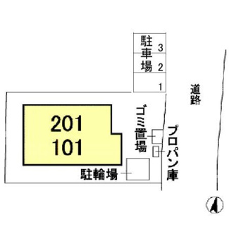 【区画図】 | ローズコート　Ⅱ