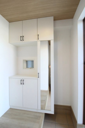 十津2丁目　2期1棟1　新築戸建　の完成予想図|3LDK+WIC+SC　建物面積　89.42㎡（約27.04坪）
1階　44.71㎡　2階　44.71㎡