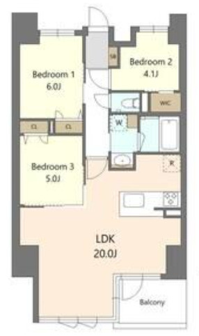 【間取り】 | S-RESIDENCE谷町六丁目alo