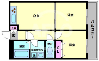 【間取り】 | 白百合グランドシャトー　堀江小学校区 | 白百合グランドシャトー　間取り