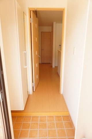 プラージュⅡの玄関