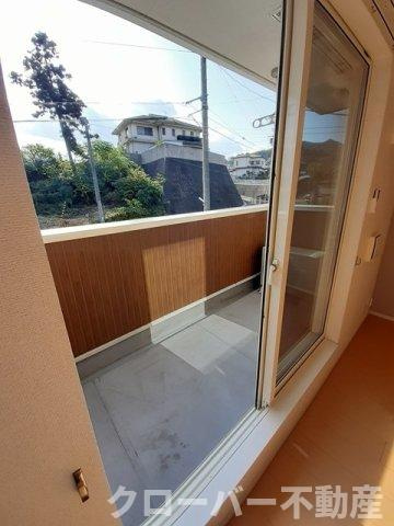 ハピネスⅢのバルコニー