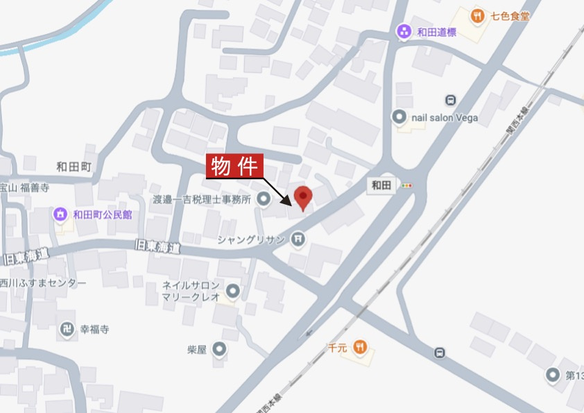 亀山市和田町《1号棟》の地図|詳細Map