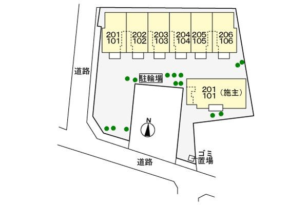 Ｖｉａｌｅｔｔａの駐車場
