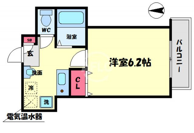 ACTY北堀江の間取り|ACTY北堀江　間取図