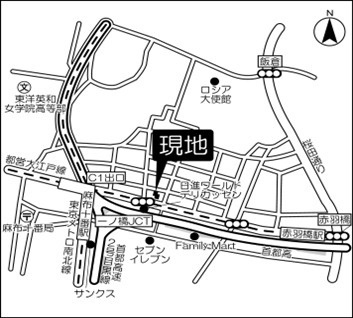 【地図】 | プライムアーバン麻布十番