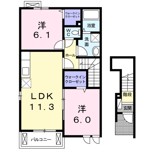 【間取り】 | プラシード・アルバ