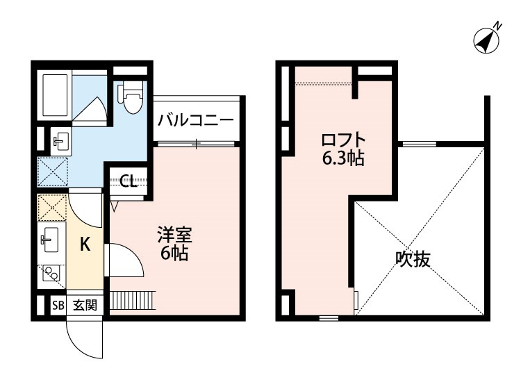ロワジール東須磨の間取り
