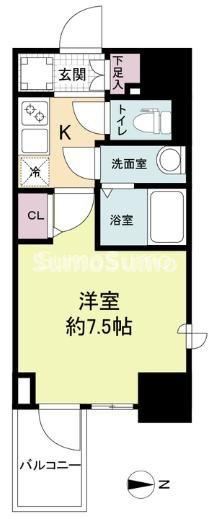 WORVE大阪本町の間取り