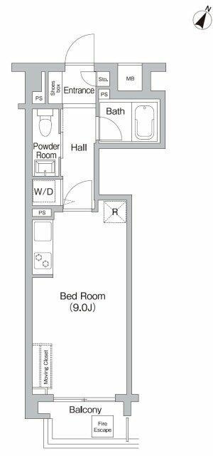 プライムアーバン三軒茶屋の間取り|★間取図★　※反転タイプ