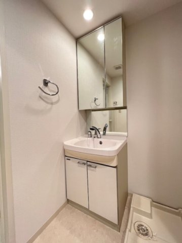 大阪市中央区上町の賃貸マンションの洗面所
