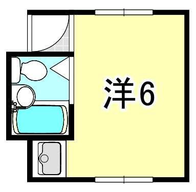 米田マンションⅠの間取り