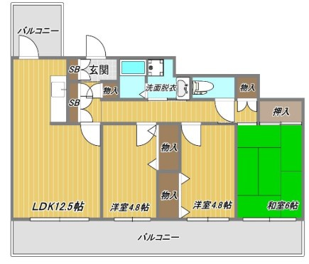 ロイヤルヴィレッジの間取り