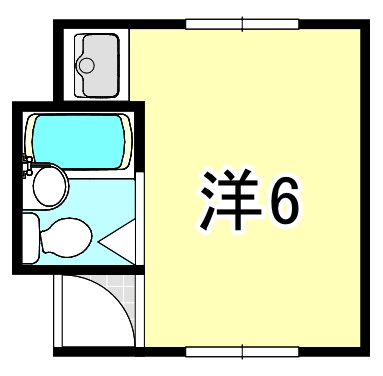 米田マンションⅠの間取り