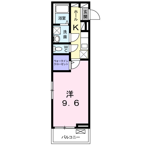 プラシード輝の間取り