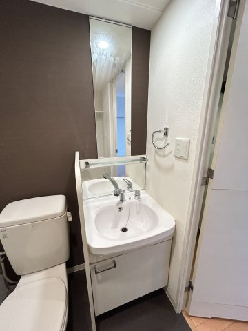 プレサンス難波EASTモダニティの洗面所