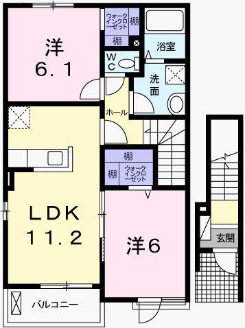 グランデ光祥２の間取り