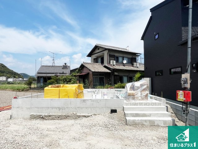 姫路市広畑区西蒲田　第19期　新築一戸建ての外観|現在の進捗状況です！順調に作業進行中、完成が待ち遠しいです！詳細の間取り等、お気軽にお問い合わせください！