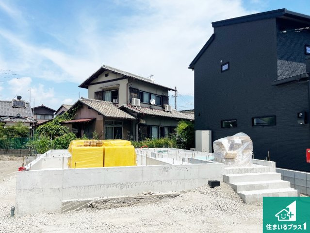 姫路市広畑区西蒲田　第19期　新築一戸建ての外観|現在建築中！落ち着いた街並みで新生活を始めることが出来そう！周辺の物件も併せてご紹介させて頂きます！