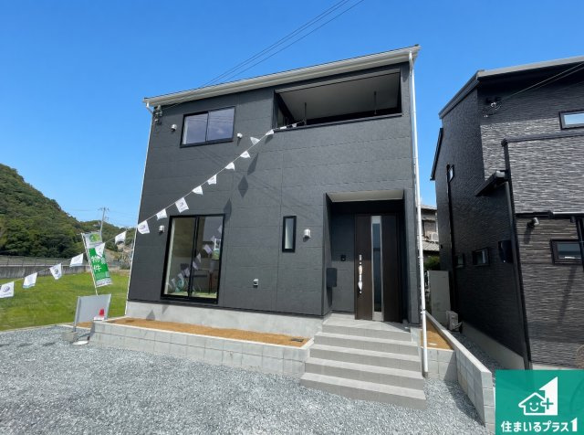 姫路市広畑区西蒲田　第19期　新築一戸建ての外観|周辺は落ち着いた街並みの住宅地！子育てがしやすい住環境です！まだ未完成ですが、現地でしかわからない事もございます。是非一度ご覧ください。