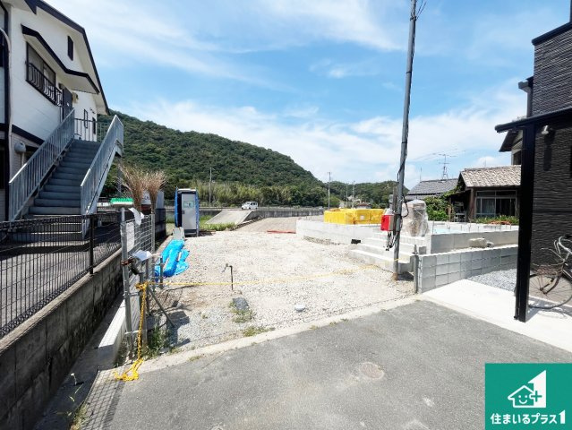 姫路市広畑区西蒲田　第19期　新築一戸建ての外観|周辺は落ち着いた街並みの住宅地！子育てがしやすい住環境です！まだ未完成ですが、現地でしかわからない事もございます。是非一度ご覧ください。