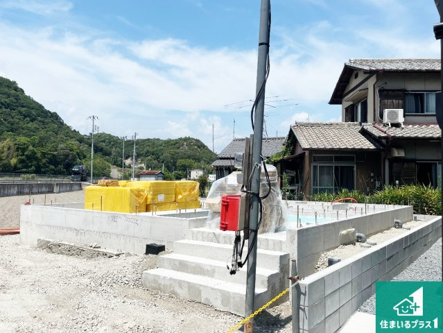 姫路市広畑区西蒲田　第19期　新築一戸建ての外観|現在建築中！落ち着いた街並みで新生活を始めることが出来そう！周辺の物件も併せてご紹介させて頂きます！