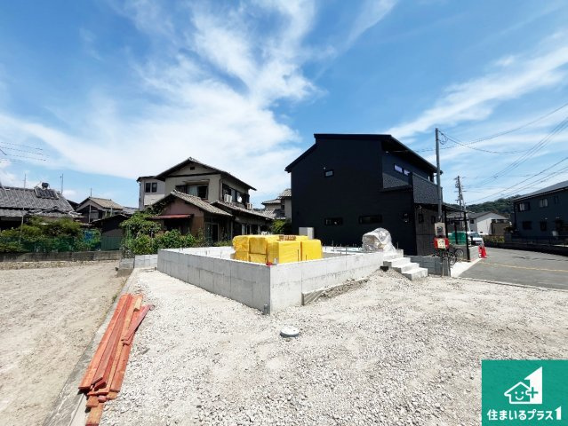姫路市広畑区西蒲田　第19期　新築一戸建ての外観|周辺は落ち着いた街並みの住宅地！子育てがしやすい住環境です！まだ未完成ですが、現地でしかわからない事もございます。是非一度ご覧ください。
