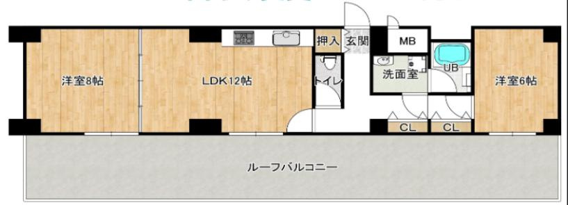 朝日プラザ新神戸の間取り