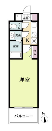 アーバンフラッツ心斎橋 (旧 La Douceur心斎橋)の間取り
