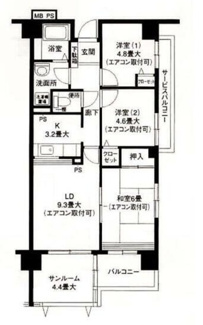 【間取り】 | クレールセントラル