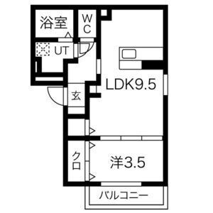 クレール天城通の間取り