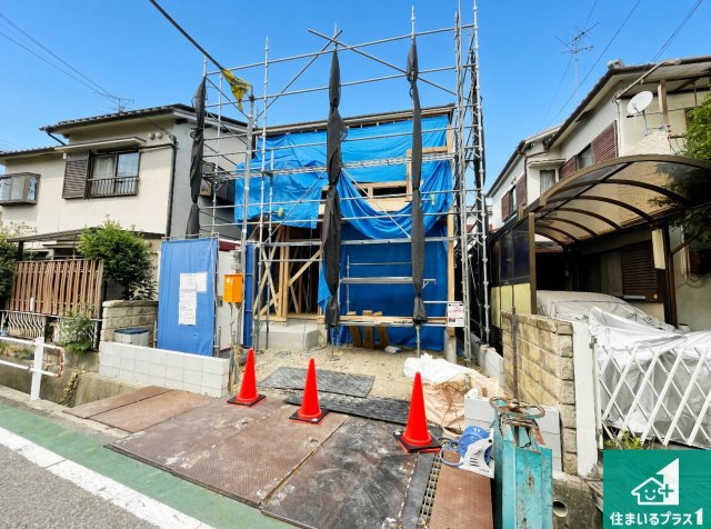 ■宝塚市安倉中　第1期　新築一戸建ての外観|現在の進捗状況です！順調に作業進行中、完成が待ち遠しいです！詳細の間取り等、お気軽にお問い合わせください！