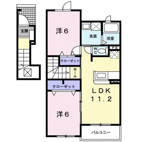 【間取り】 | サンリットＡ
