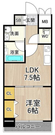 【間取り】 | ジューム南船場