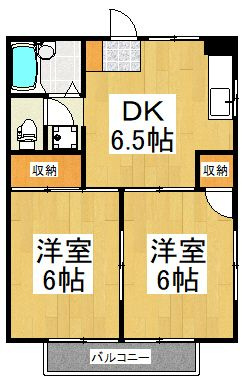 ロイヤルハイツＢ棟の間取り